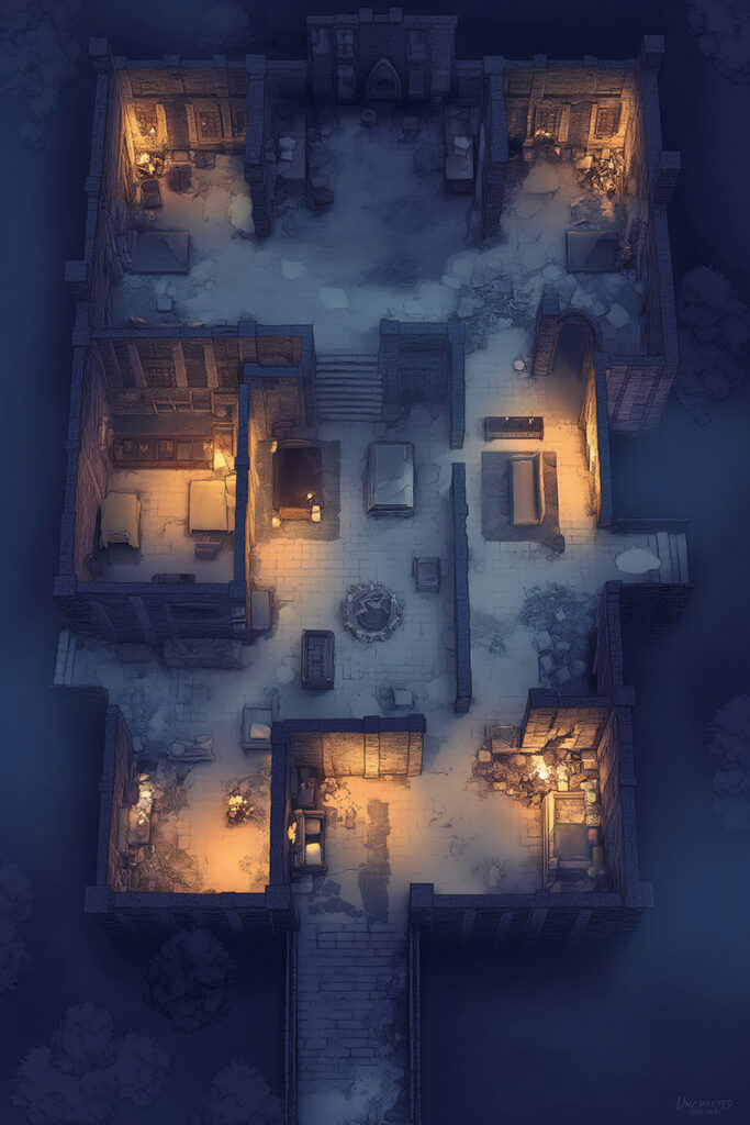 Frostbound Fortress of Forgotten Tales