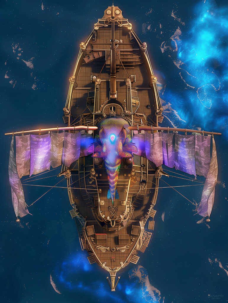 Galleon of the Cosmic Squid