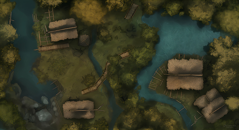 Serene Rivertail Village