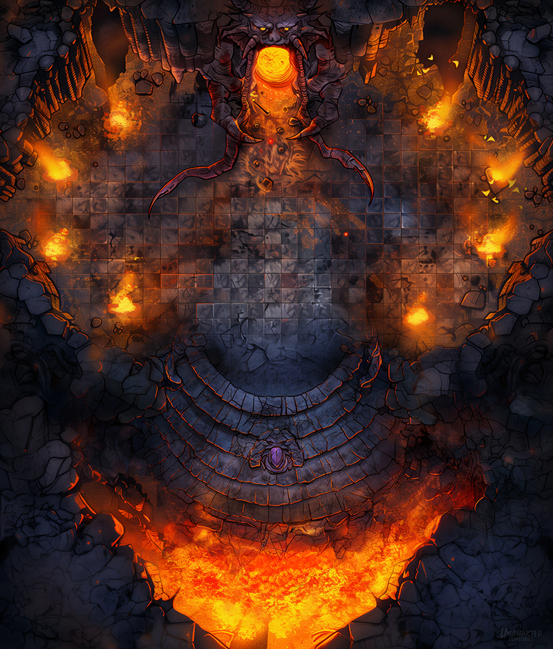 Demonic Portal of Flames