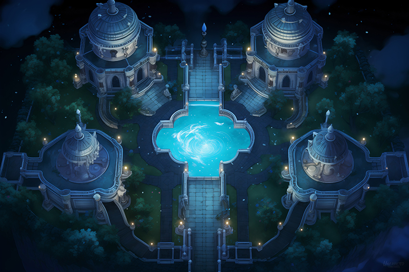 Enchanted Pool and Pavilions