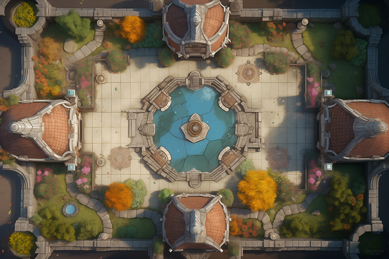 Garden of the Arcane Courtyard