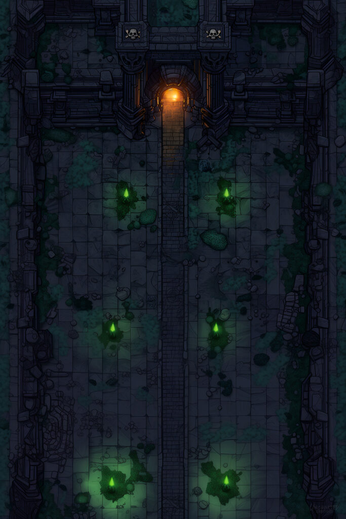 Glowing Gates of the Forsaken Path