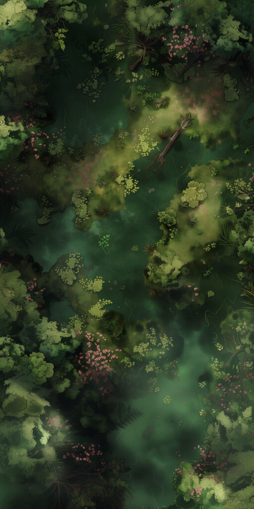 Lush Glade of Wandering Paths