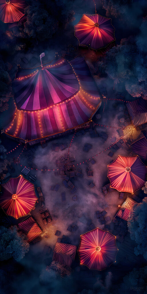 Night Carnival in the Forest