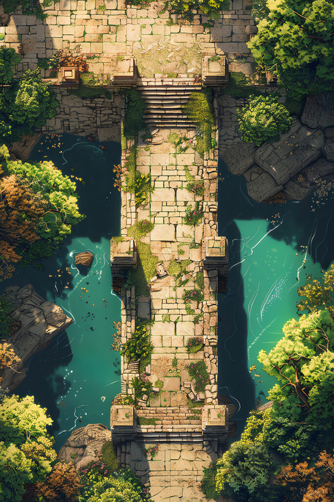 Old Bridge Over Serene Waters