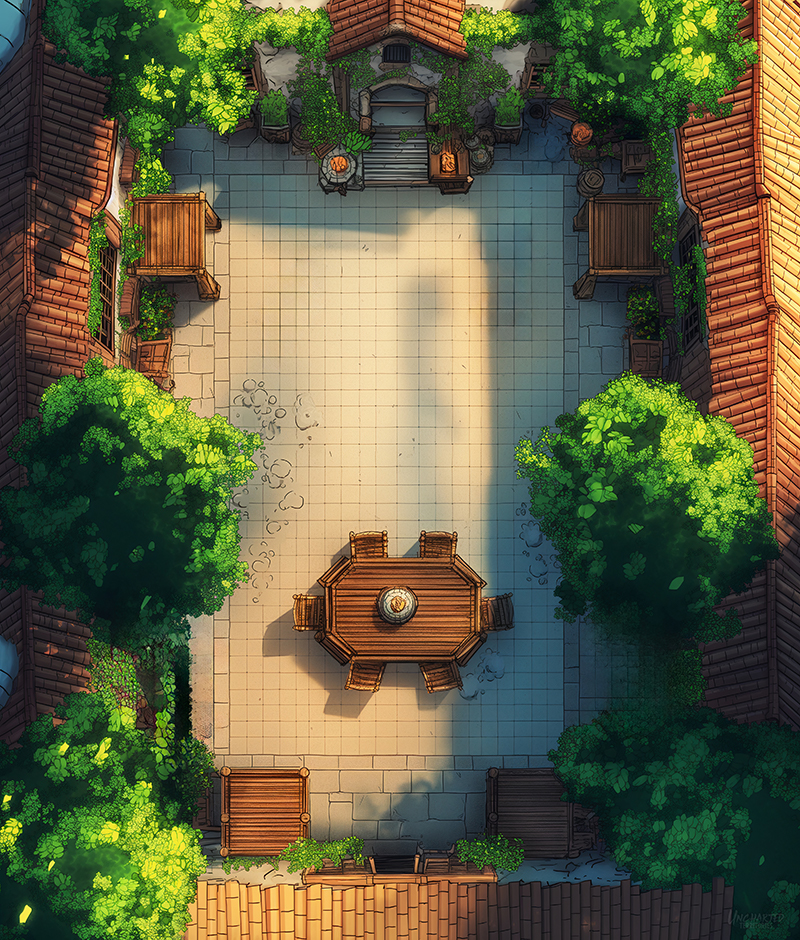 Old Inn’s Courtyard