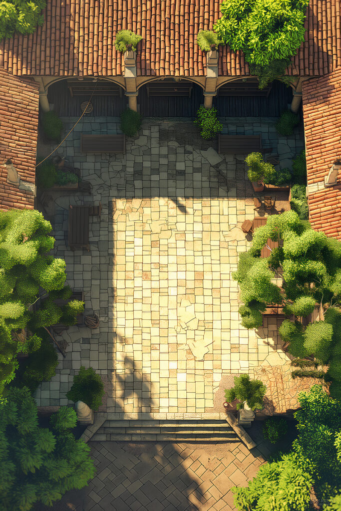 Serene Courtyard Haven