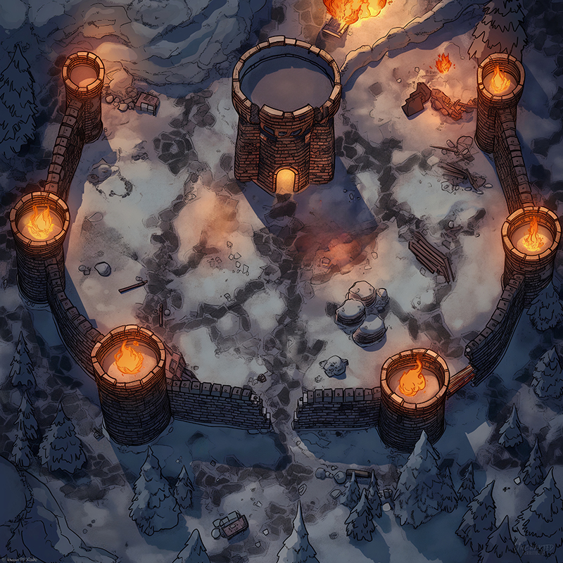 Snowy Fort of Toasty Towers