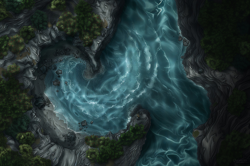 Swirling Waterscape