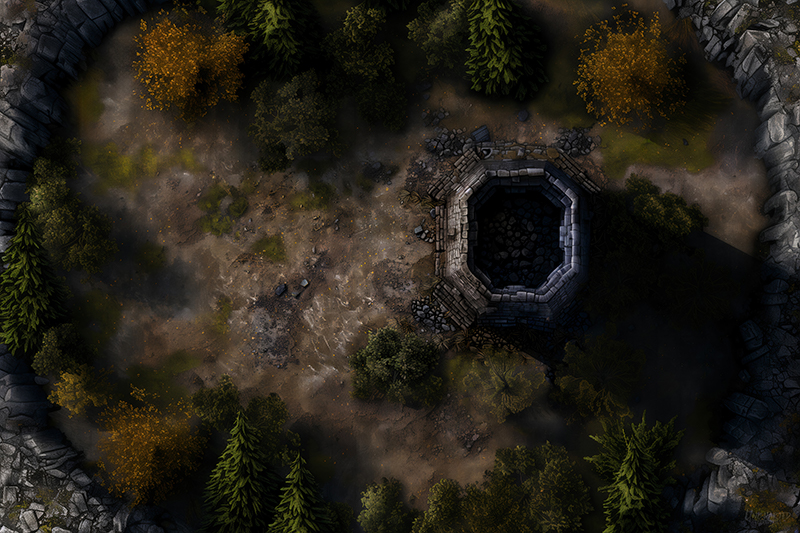 The Curious Well of the Hidden Forest