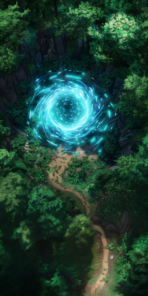 The Glowing Forest Vortex