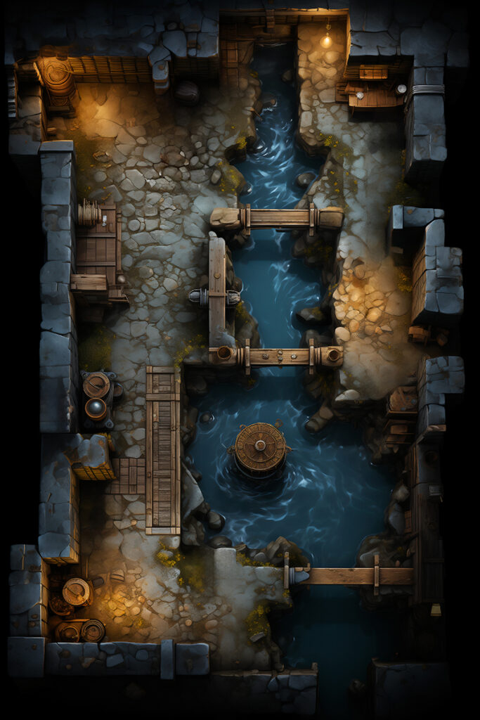 Crates and Bridges Dungeon