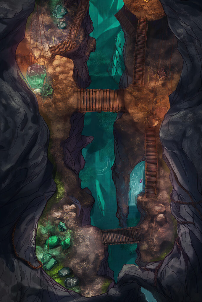 Gemstone Chasm Crossing