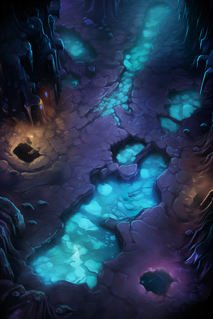 Glowing Pools Cavern