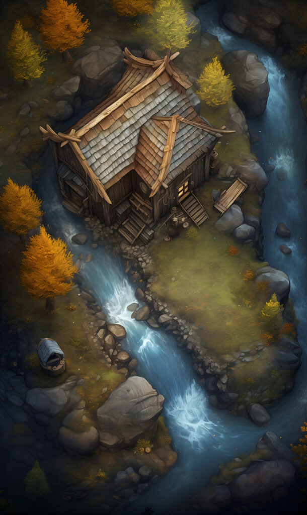 Autumn Island Cabin