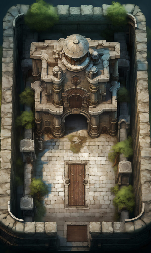 Courtyard of the Hidden Fortress