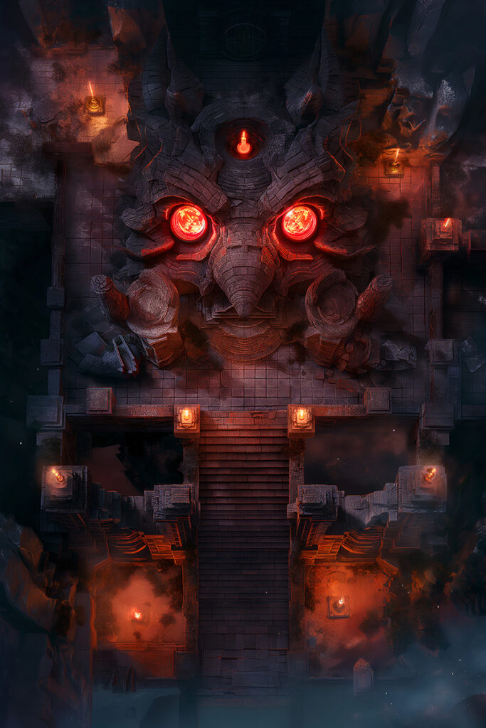 Dungeon of the Blazing Eyes