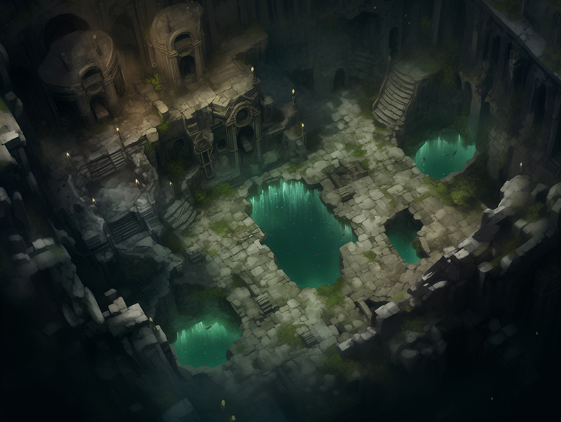 Mystic Pools of the Lost Hall