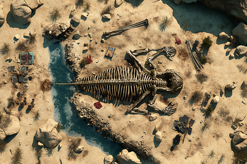 Skeleton of the Sands