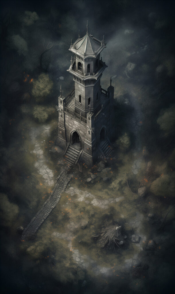 The Tower in the Haunted Woods