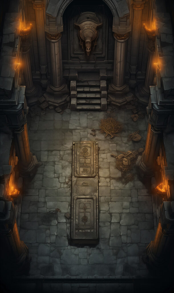 Torchlit Tomb Treasure